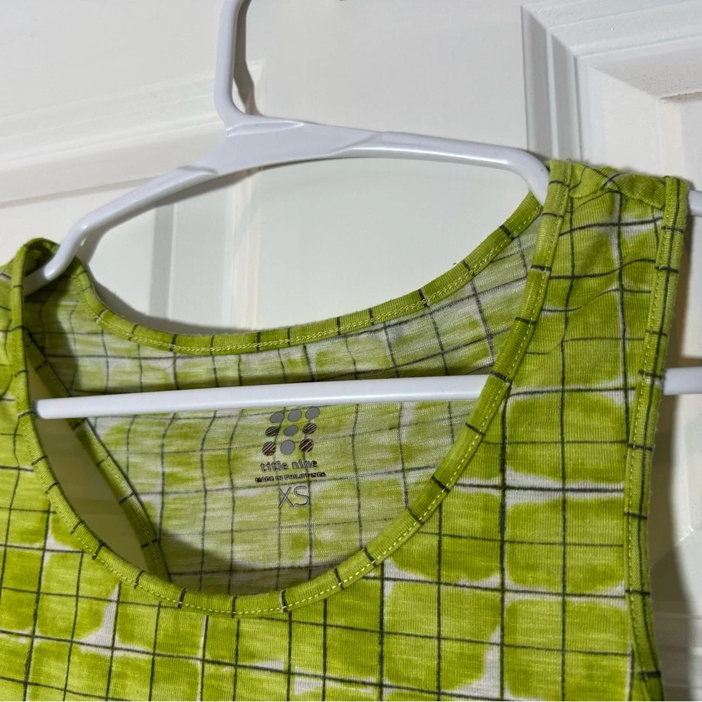 Title Nine Green Plaid Tank Top - Picture 6 of 8